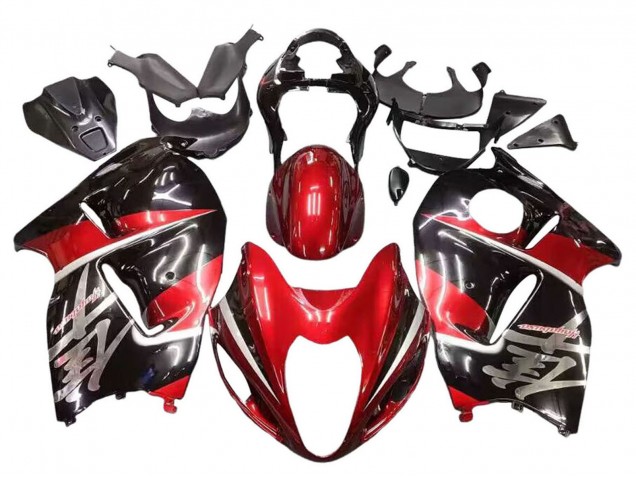 Compra Carenados Moto Suzuki GSXR 1300 Hayabusa 1996-2007 - Rojo Negro Brillante Hayabusa