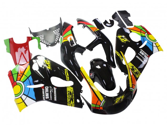 Compra Carenados Moto Suzuki GSXR 600 / GSXR 750 1996-2000 - Negro Multicolor 27
