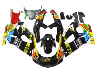 Compra Carenados Moto Suzuki GSXR 600 / GSXR 750 1996-2000 - Negro Multicolor 27