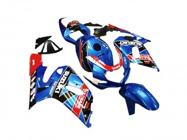 Compra Carenados Moto Suzuki GSXR 600 / GSXR 750 2001-2003 - Azul Rojo Carrera