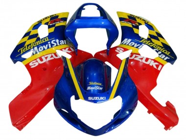 Compra Carenados Moto Suzuki GSXR 600 / GSXR 750 2001-2003 - Azul Rojo Amarillo