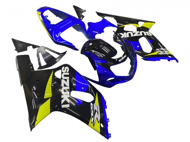 Compra Carenados Moto Suzuki GSXR 600 / GSXR 750 2001-2003 - Azul Amarillo Negro Brillante