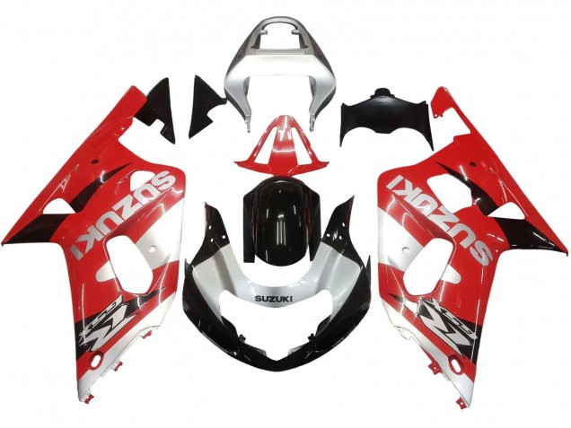 Compra Carenado Moto Suzuki GSXR 600 / GSXR 750 2001-2003 - Rojo Blanco Negro Brillante