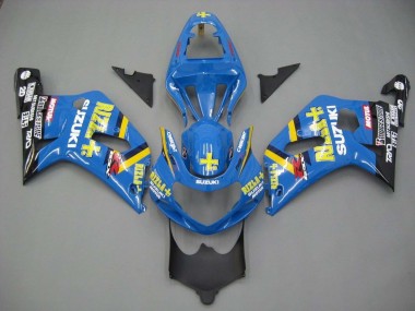 Compra Carenados Moto Suzuki GSXR 600 / GSXR 750 2001-2003 - Azul Amarillo Negro Motul Rizla