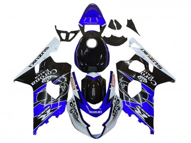 Compra Carenado Moto Suzuki GSXR 600 / GSXR 750 2004-2005 - Blanco Azul Negro Corona Motul