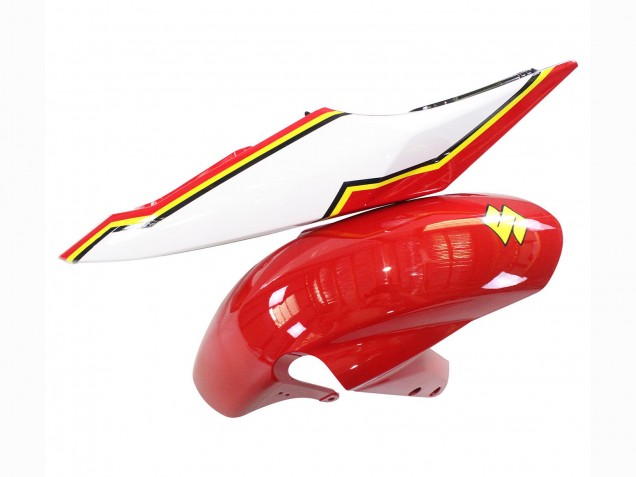Compra Carenados Moto Suzuki GSXR 600 / GSXR 750 2004-2005 - Blanco Rojo Amarillo Michelin Texaon Heron 7