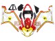 Compra Carenados Moto Suzuki GSXR 600 / GSXR 750 2004-2005 - Blanco Rojo Amarillo Michelin Texaon Heron 7