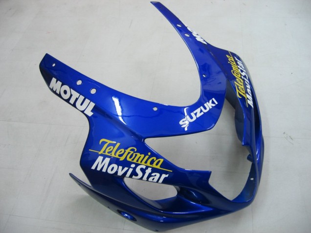 Compra Carenados Moto Suzuki GSXR 600 / GSXR 750 2004-2005 - Azul Blanco Amarillo Verde Telefumica Motul MoviStar