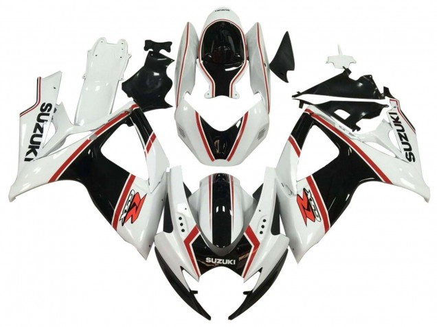 Compra Carenado Moto Suzuki GSXR 600 / GSXR 750 2006-2007 - Blanco Negro Rojo
