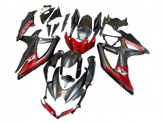 Compra Carenados Moto Suzuki GSXR 600 / GSXR 750 2008-2010 - Negro Mate Rojo
