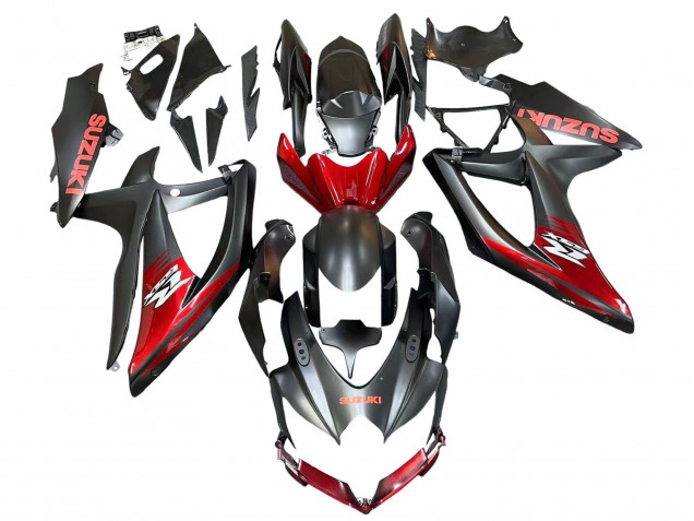 Compra Carenados Moto Suzuki GSXR 600 / GSXR 750 2008-2010 - Negro Mate Rojo