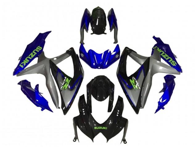 Compra Carenados Moto Suzuki GSXR 600 / GSXR 750 2008-2010 - Azul Gris Negro Brillante Verde