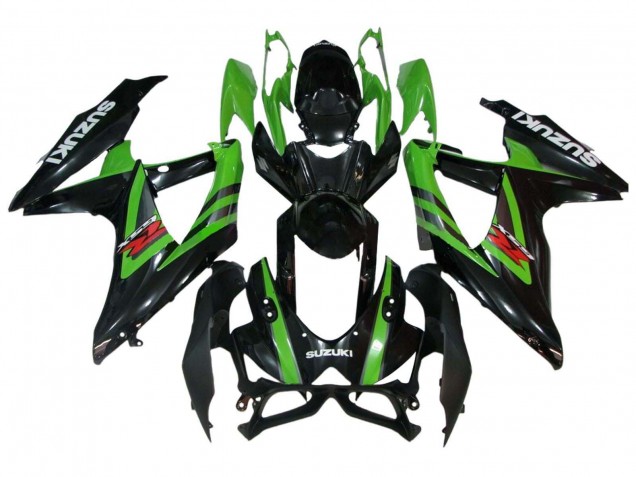 Compra Carenados Moto Suzuki GSXR 600 / GSXR 750 2008-2010 - Verde Negro Brillante