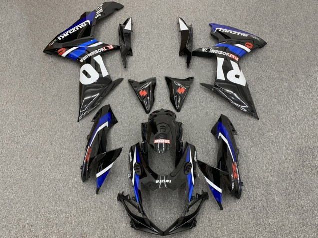 Compra Carenados Moto Suzuki GSXR 600 / GSXR 750 2008-2010 - Negro Brillante Blanco Azul Rojo