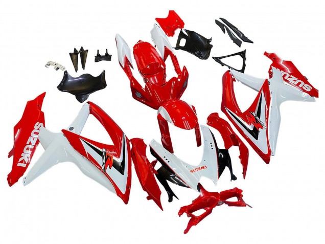 Compra Carenados Moto Suzuki GSXR 600 / GSXR 750 2008-2010 - Blanco Rojo Negro
