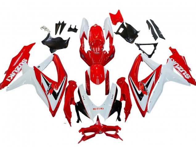 Compra Carenados Moto Suzuki GSXR 600 / GSXR 750 2008-2010 - Blanco Rojo Negro