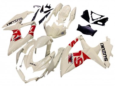 Compra Carenados Moto Suzuki GSXR 600 / GSXR 750 2008-2010 - Crema Blanco Rojo Negro