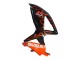 Compra Carenados Moto Suzuki GSXR 600 / GSXR 750 2008-2010 - Negro Brillante Naranja Llama