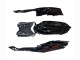 Compra Carenados Moto Suzuki GSXR 600 / GSXR 750 2008-2010 - Negro Brillante Naranja Llama