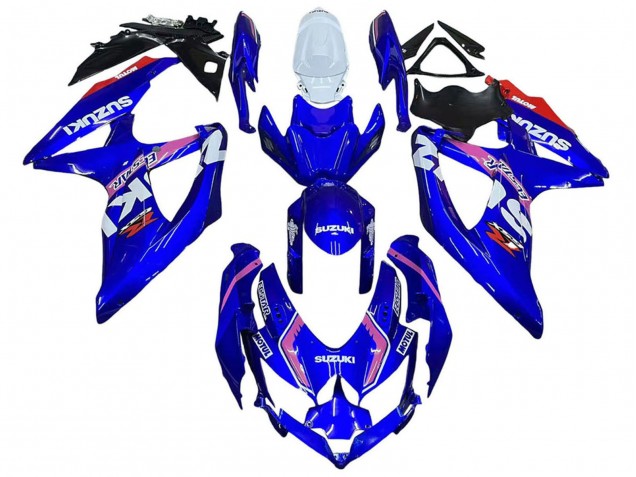 Compra Carenados Moto Suzuki GSXR 600 / GSXR 750 2008-2010 - Blanco Azul Rosa Ecstar Motul