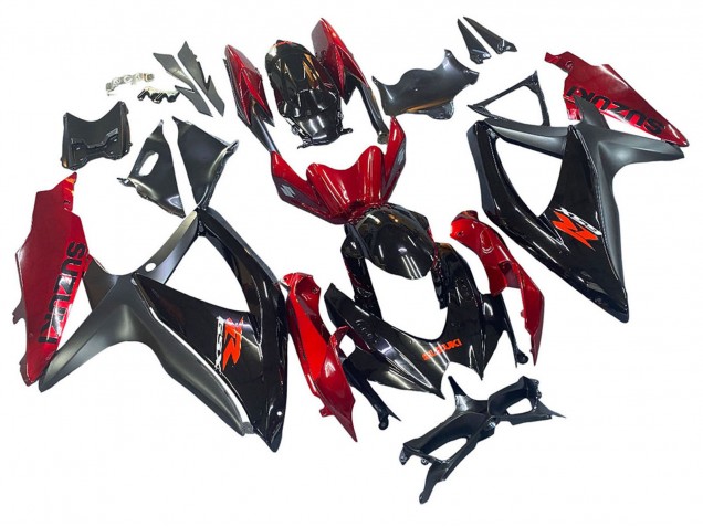 Compra Carenado Moto Suzuki GSXR 600 / GSXR 750 2008-2010 - Rojo Negro Brillante