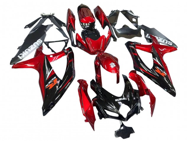Compra Carenados Moto Suzuki GSXR 600 / GSXR 750 2008-2010 - Rojo Negro Brillante