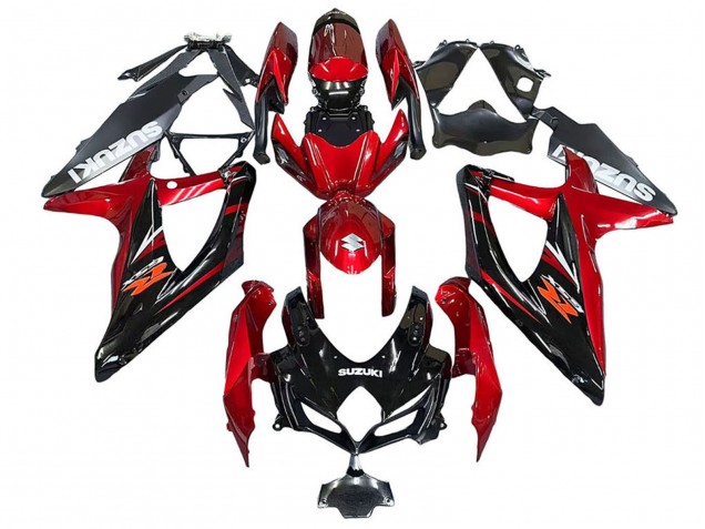 Compra Carenados Moto Suzuki GSXR 600 / GSXR 750 2008-2010 - Rojo Negro Brillante