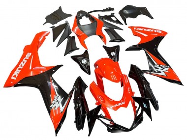Compra Kits Carenados Moto Suzuki GSXR 600 / GSXR 750 2011-2024 - Rojo Negro Brillante