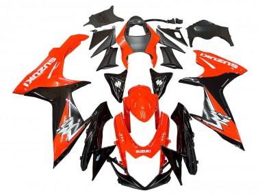 Compra Kits Carenados Moto Suzuki GSXR 600 / GSXR 750 2011-2024 - Rojo Negro Brillante