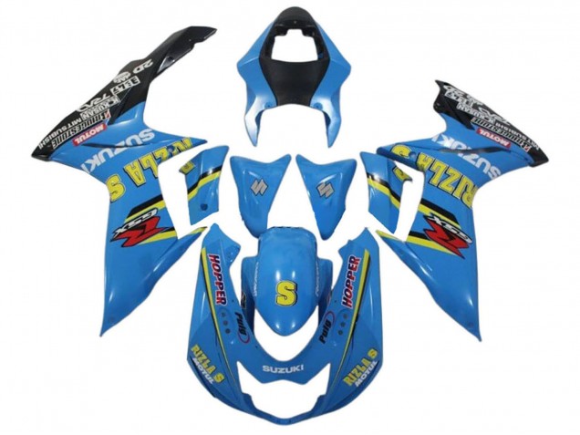 Compra Carenados Moto Suzuki GSXR 600 / GSXR 750 2011-2024 - Azul Amarillo Negro Rizla