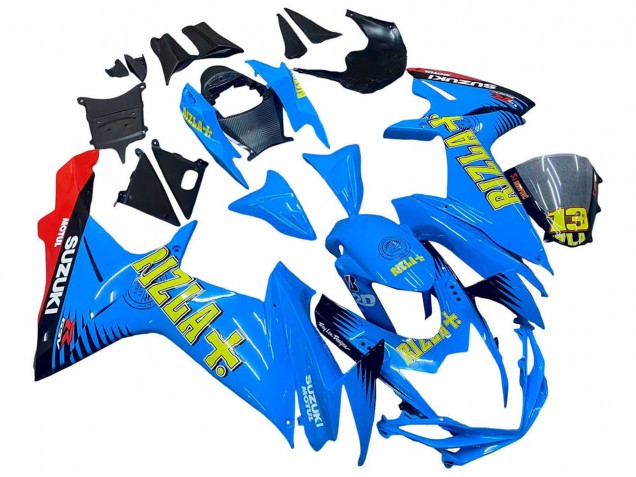 Compra Carenados Moto Suzuki GSXR 600 / GSXR 750 2011-2024 - Azul Oro Rojo Negro Rizla
