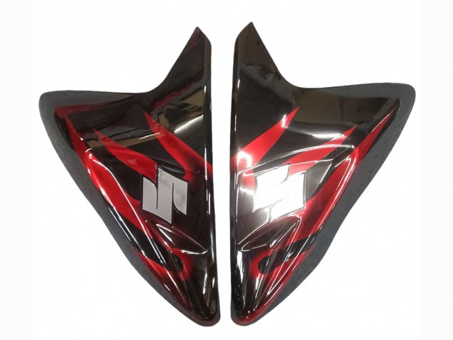 Compra Carenados Moto Suzuki GSXR 600 / GSXR 750 2011-2024 - Negro Brillante Rojo Llama