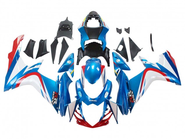 Compra Carenados Moto Suzuki GSXR 600 / GSXR 750 2011-2024 - Azul Blanco Rojo