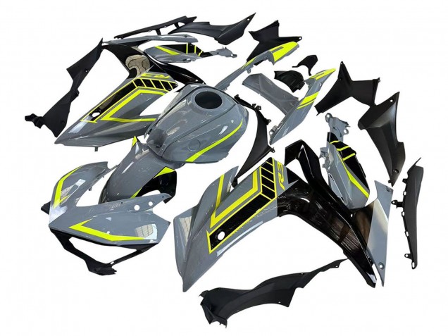 Compra Carenados Moto Yamaha YZF R3/R25 2015-2018 - Nardo Gris Neon Amarillo Negro