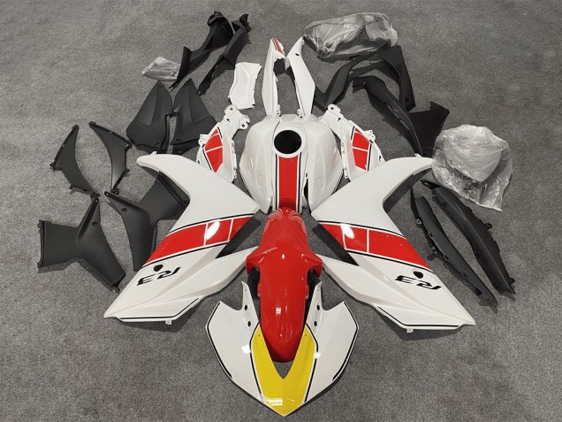 Compra Carenados Moto Yamaha YZF R3/R25 2015-2018 - Blanco Rojo Negro