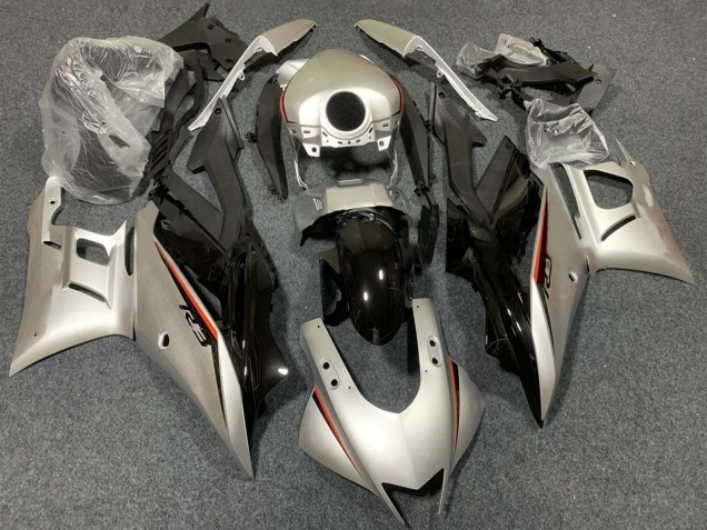 Compra Carenados Moto Yamaha YZF R3/R25 2015-2018 - Plata Rojo Negro
