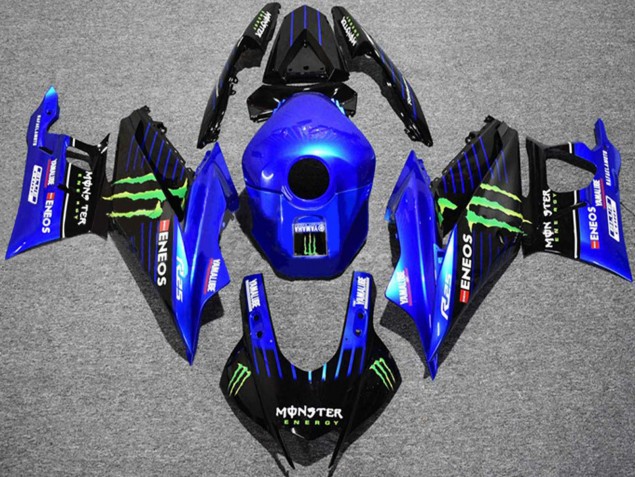 Compra Carenados Moto Yamaha YZF R3/R25 2019-2021 - Azul Negro Verde ENEOS Yamalube Monstruo