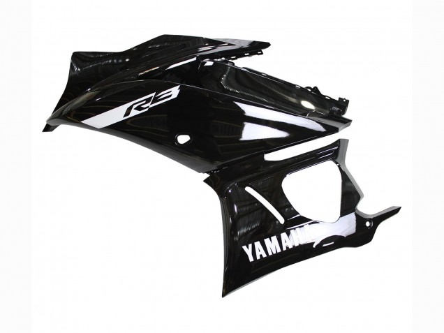 Compra Carenados Moto Yamaha YZF R3/R25 2019-2021 - Negro Brillante Blanco