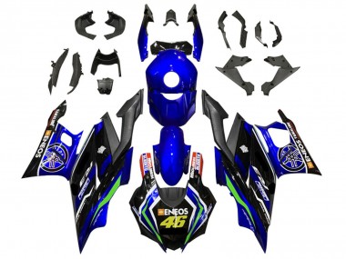 Compra Carenados Moto Yamaha YZF R3/R25 2019-2021 - Azul Blanco Verde Negro ENEOS 46