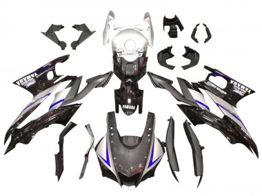 Compra Carenados Moto Yamaha YZF R3/R25 2019-2021 - Plata Negro Brillante FibraCarbono Estilo