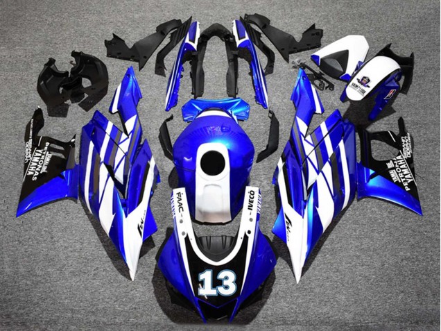 Compra Carenados Moto Yamaha YZF R3/R25 2019-2021 - Azul Blanco Negro Yamalube Petronas 13