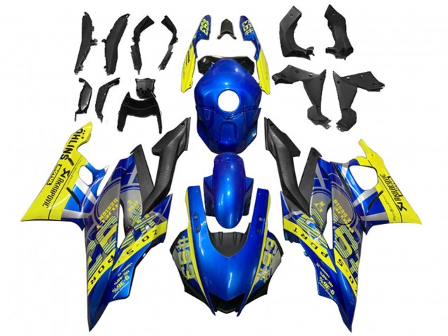 Compra Carenados Moto Yamaha YZF R3/R25 2019-2021 - Amarillo Azul Negro Motul