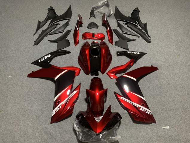 Compra Carenados Moto Yamaha YZF R3/R25 2019-2021 - Rojo Blanco Negro Brillante