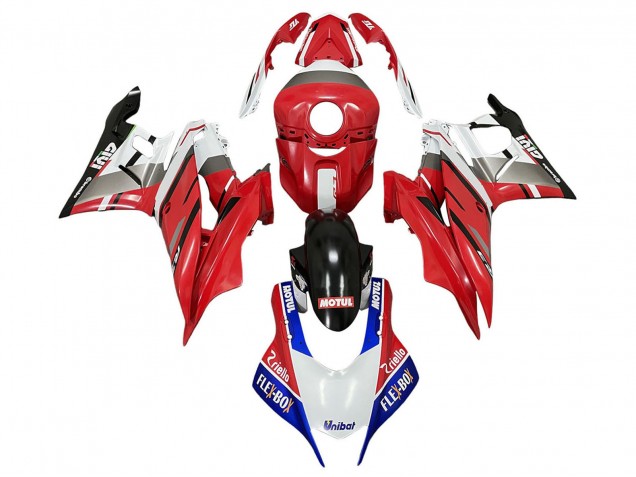 Compra Carenados Moto Yamaha YZF R3/R25 2019-2021 - Blanco Rojo Azul Negro Givi Motul