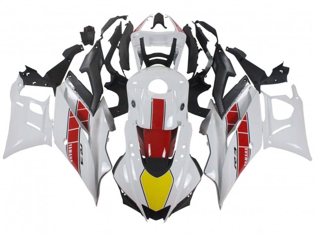 Compra Carenados Moto Yamaha YZF R3/R25 2019-2021 - Blanco Rojo Amarillo Negro