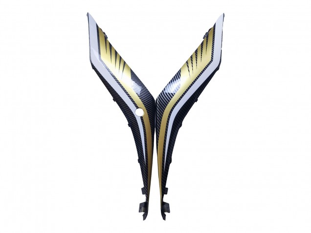 Compra Carenados Moto Yamaha YZF R3/R25 2022-2024 - Negro FibraCarbono Estilo Oro Rojo ABBOT