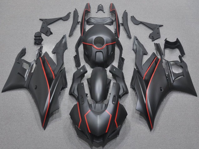 Compra Carenados Moto Yamaha YZF R3/R25 2022-2024 - Negro Mate Rojo