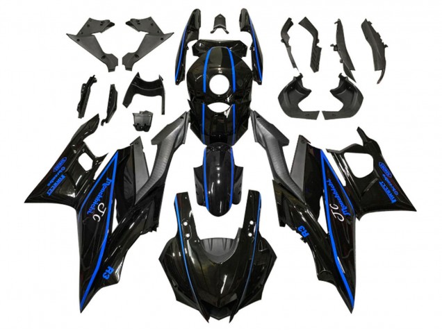 Compra Carenados Moto Yamaha YZF R3/R25 2022-2024 - Negro Brillante Azul