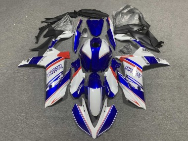 Compra Carenados Moto Yamaha YZF R3/R25 2022-2024 - Azul Blanco Rojo Semakin Didepan