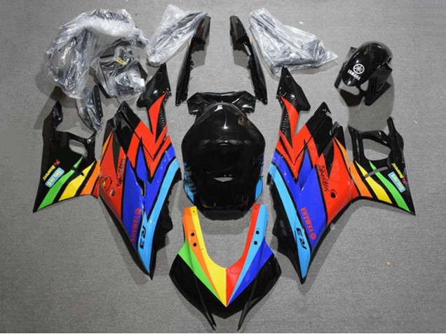 Compra Carenados Moto Yamaha YZF R3/R25 2022-2024 - Negro Brillante Azul Rojo Amarillo Verde